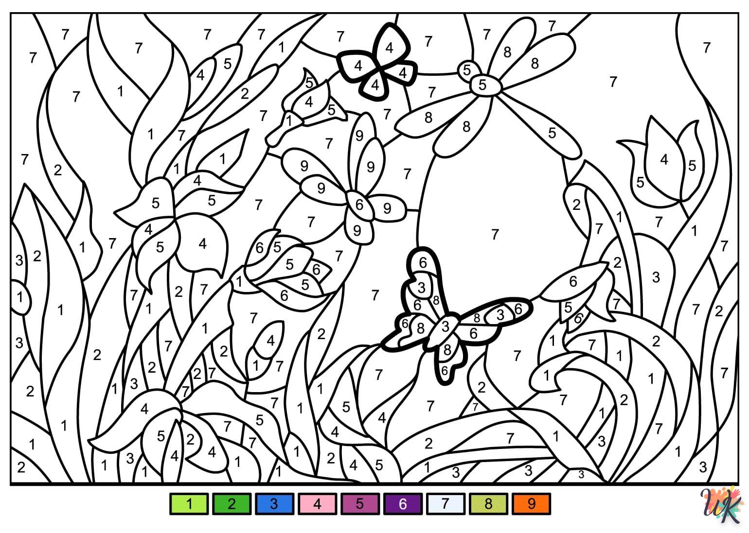 Magical baby coloring page to print 1