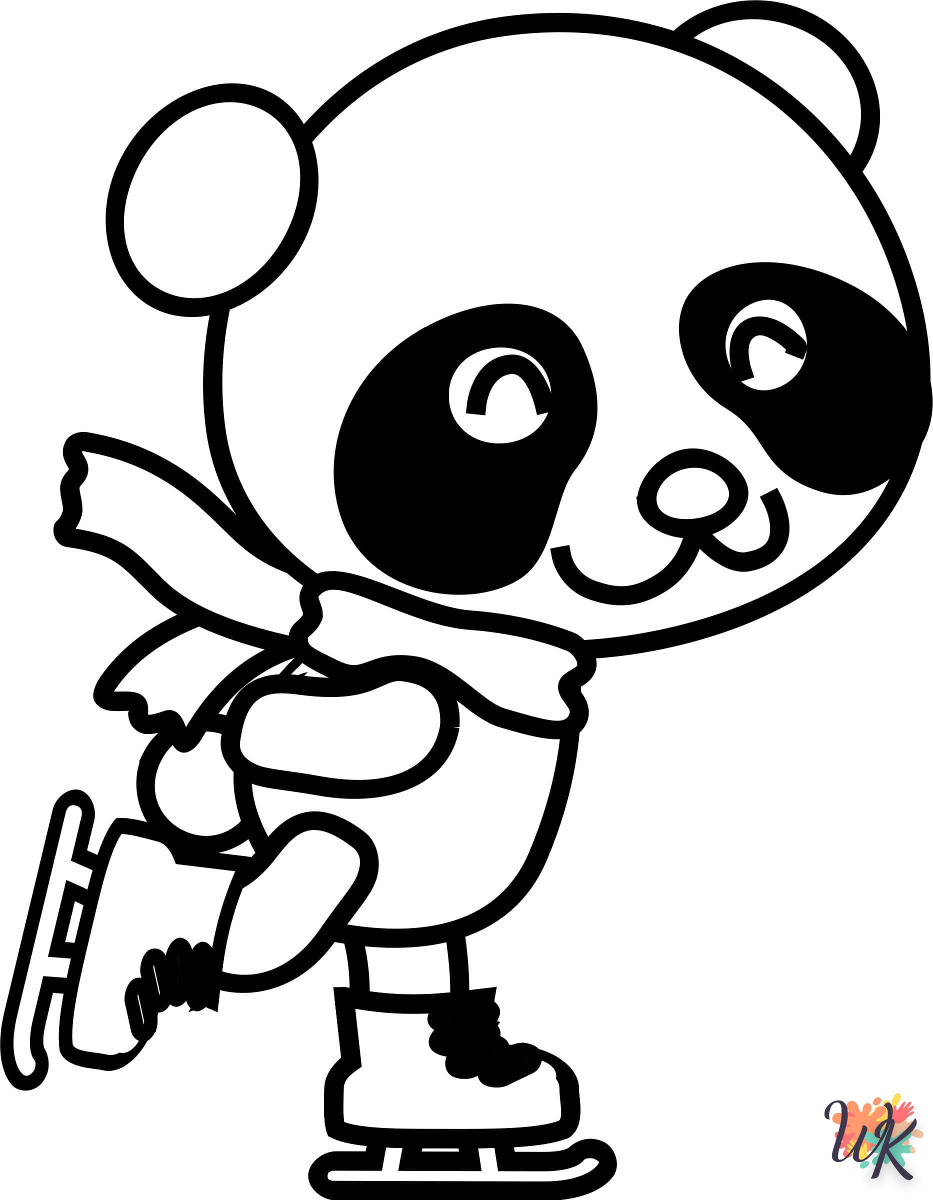 coloriage Panda  a imprimer gratuitement