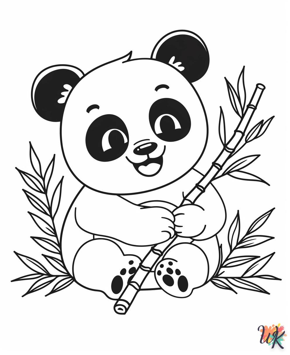imprimer coloriage Panda