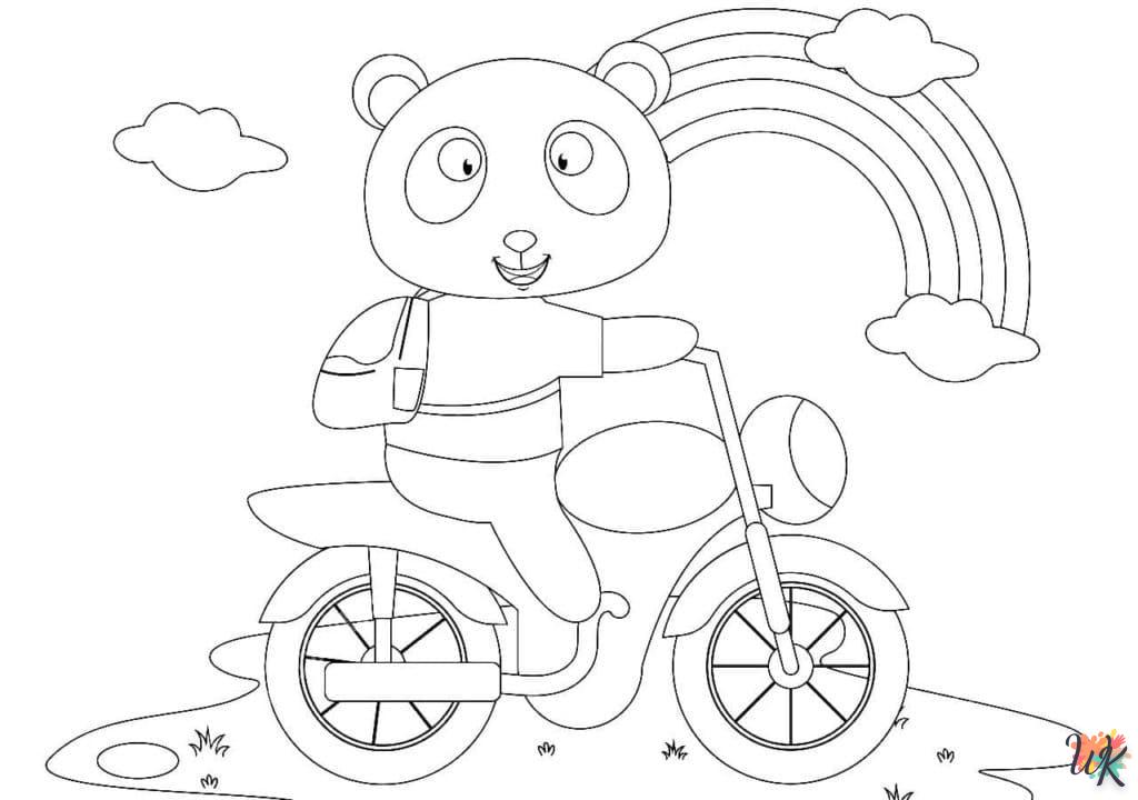 coloriage Panda  bebe à imprimer gratuit 1