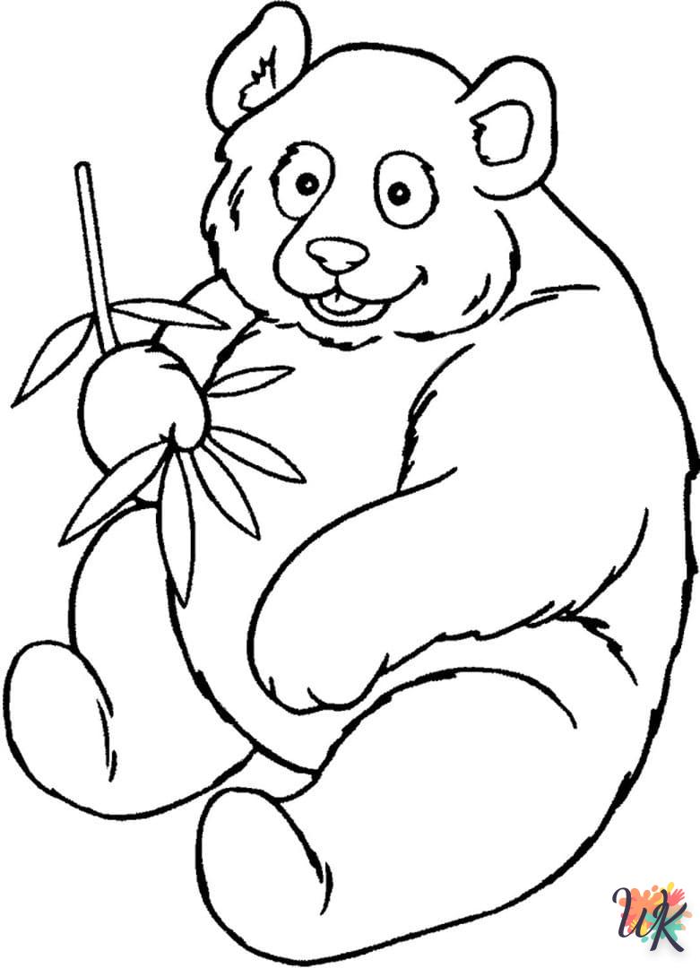 coloriage Panda  pour enfant à imprimer
