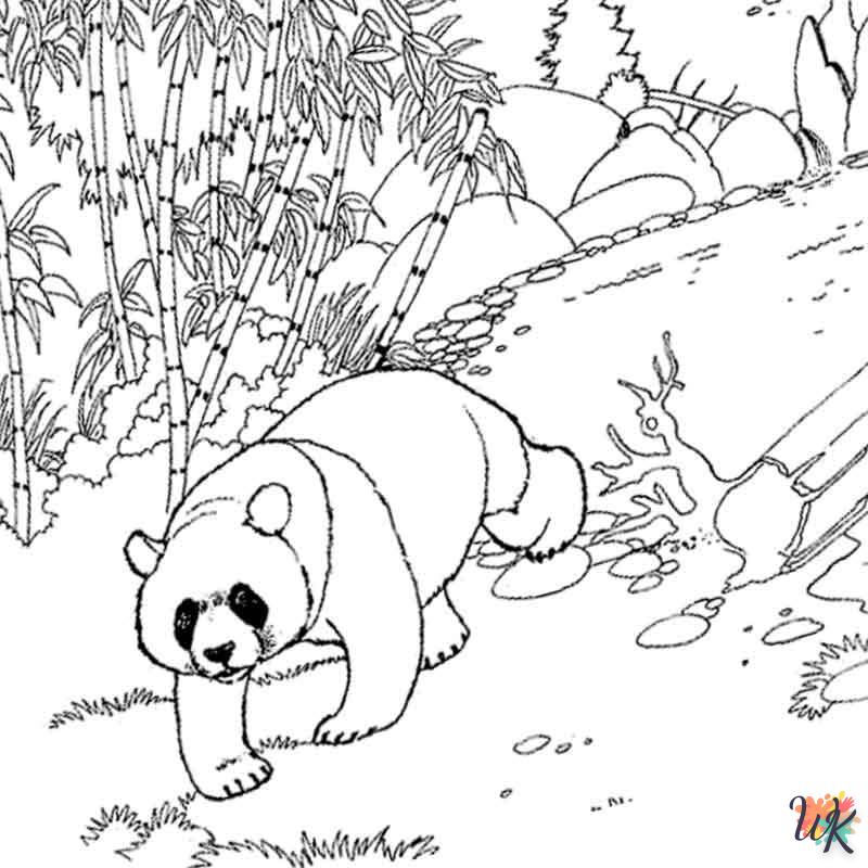 a imprimer coloriage Panda  gratuit