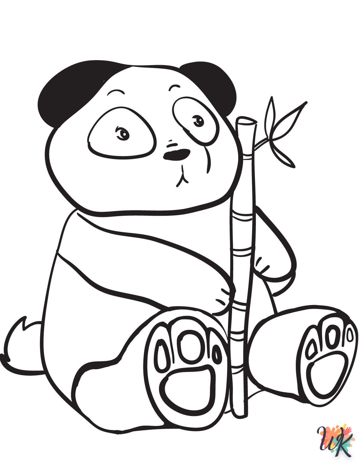 coloriage Panda  pour enfant à imprimer 2
