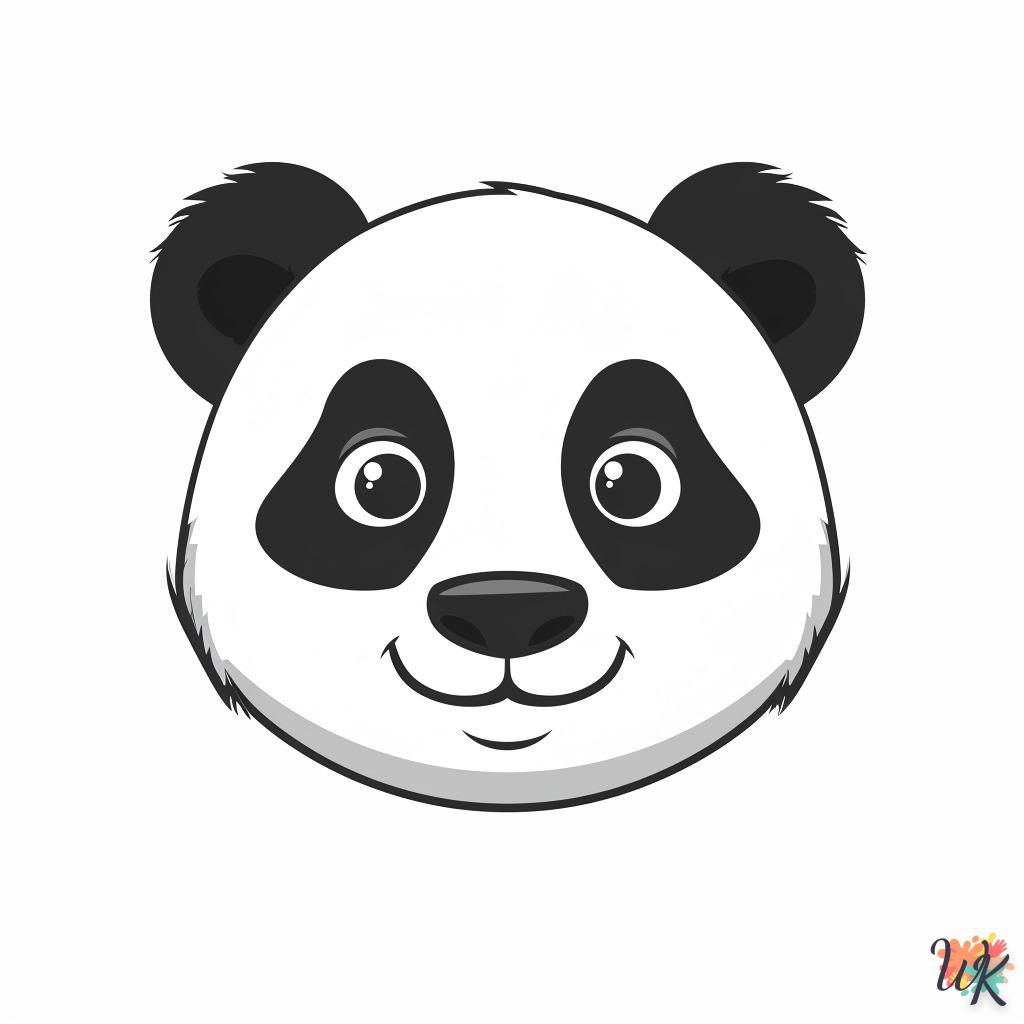 coloriage Panda  a imprimer gratuit