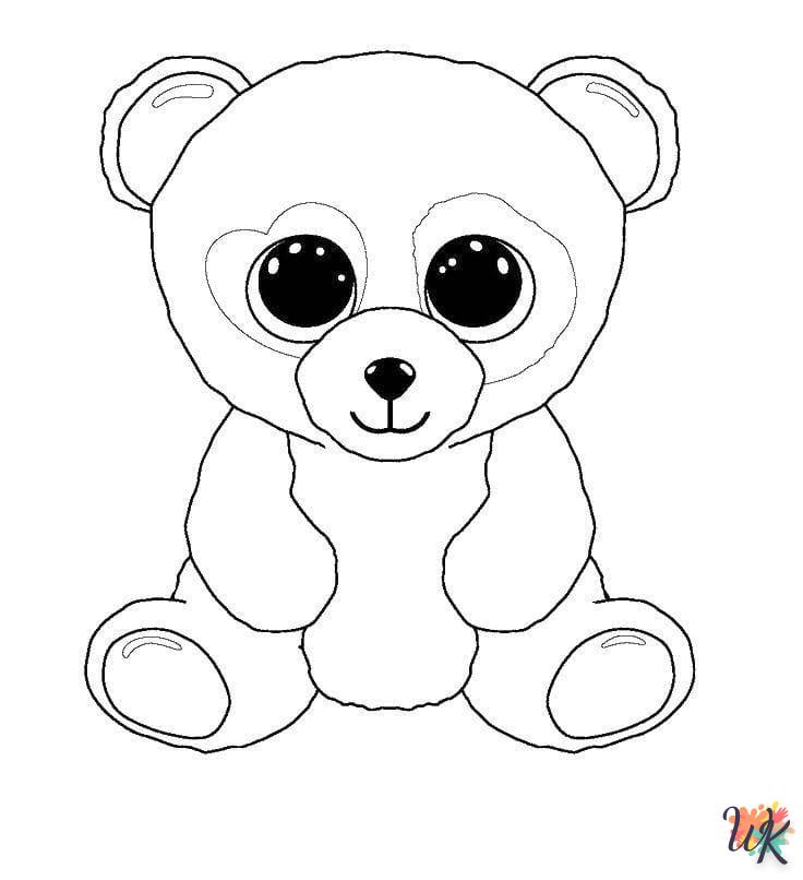 coloriage Panda  pour enfant de 5 ans