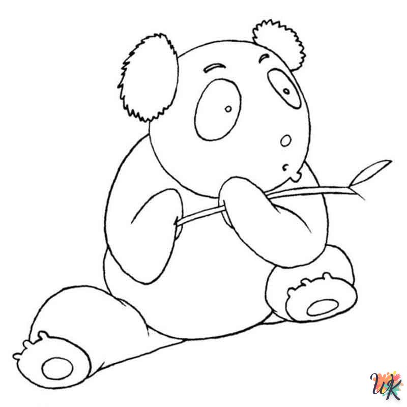 coloriage Panda  pour enfants à imprimer