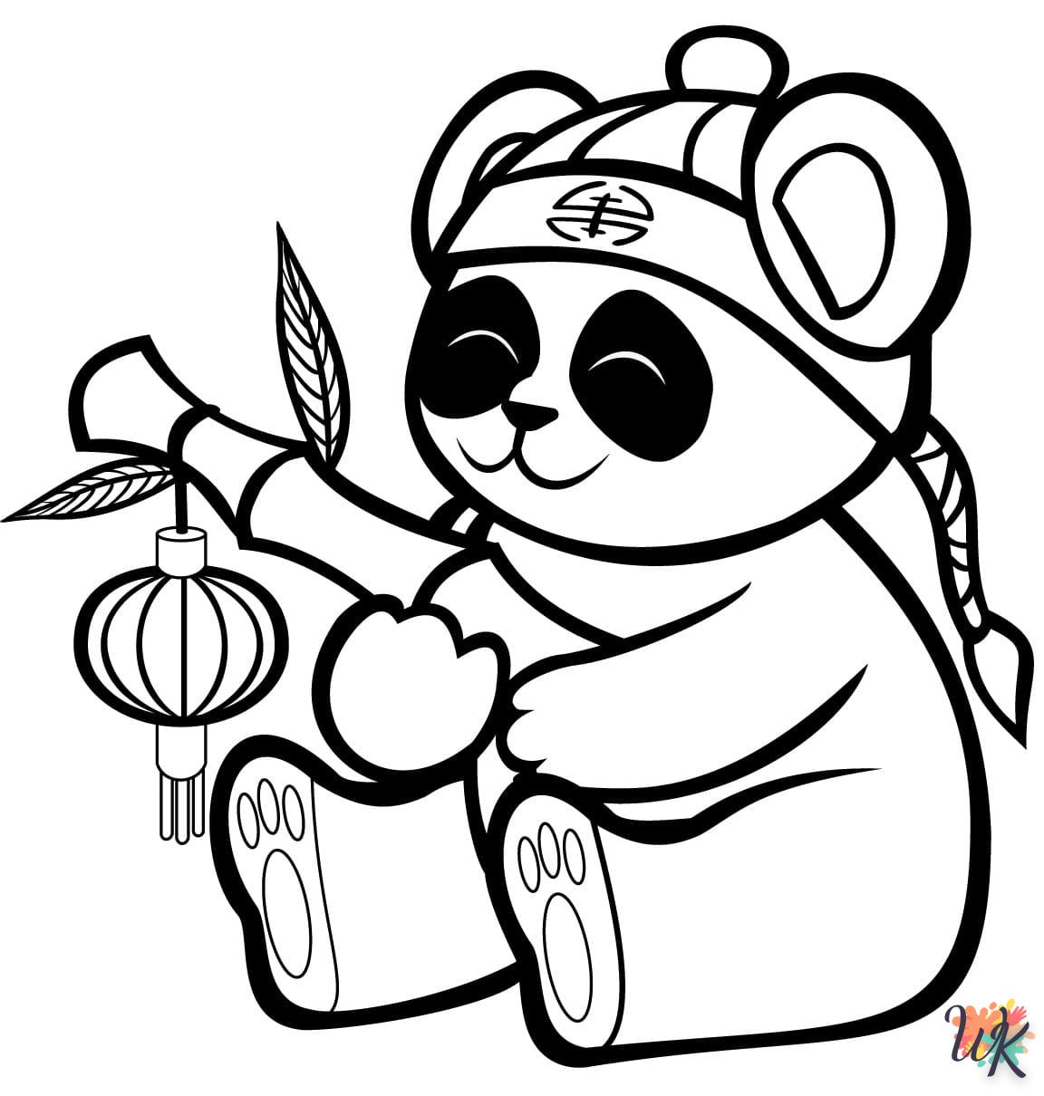 coloriage Panda  et dessins