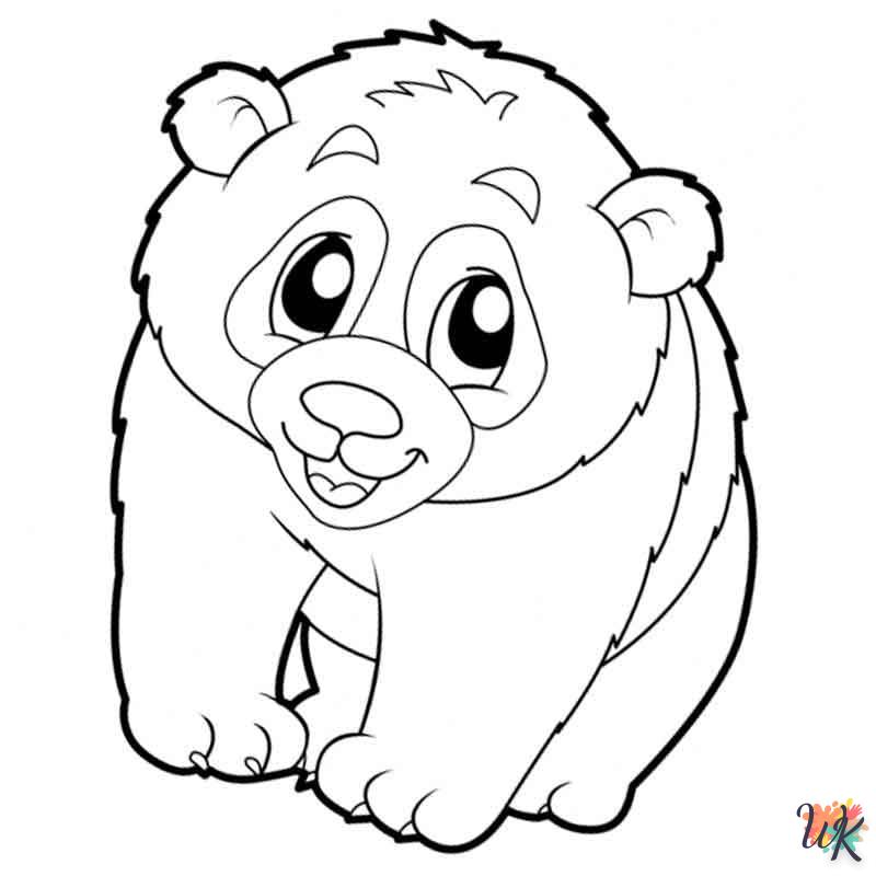 coloriage Panda  pour enfant