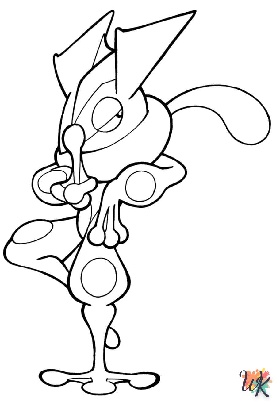Coloriage Pokemon Greninja9