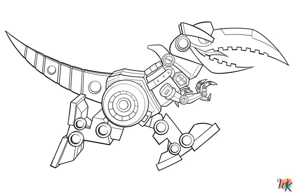 Robot coloring page for children aged 7 to print 1