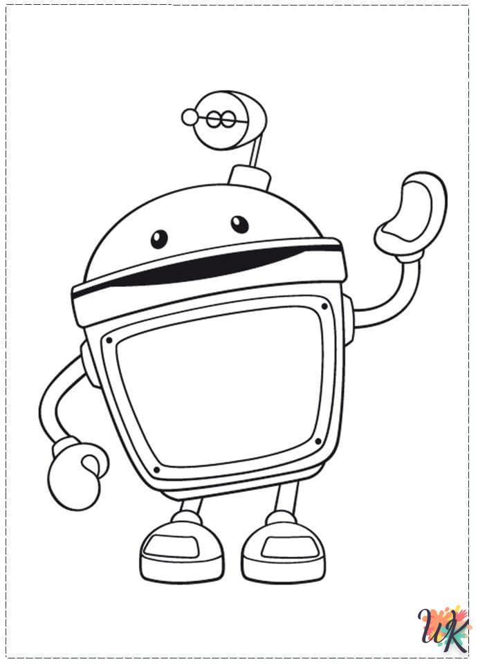 Robot coloring page 7 years old online free to print