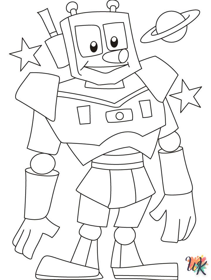 Robot coloring to draw online