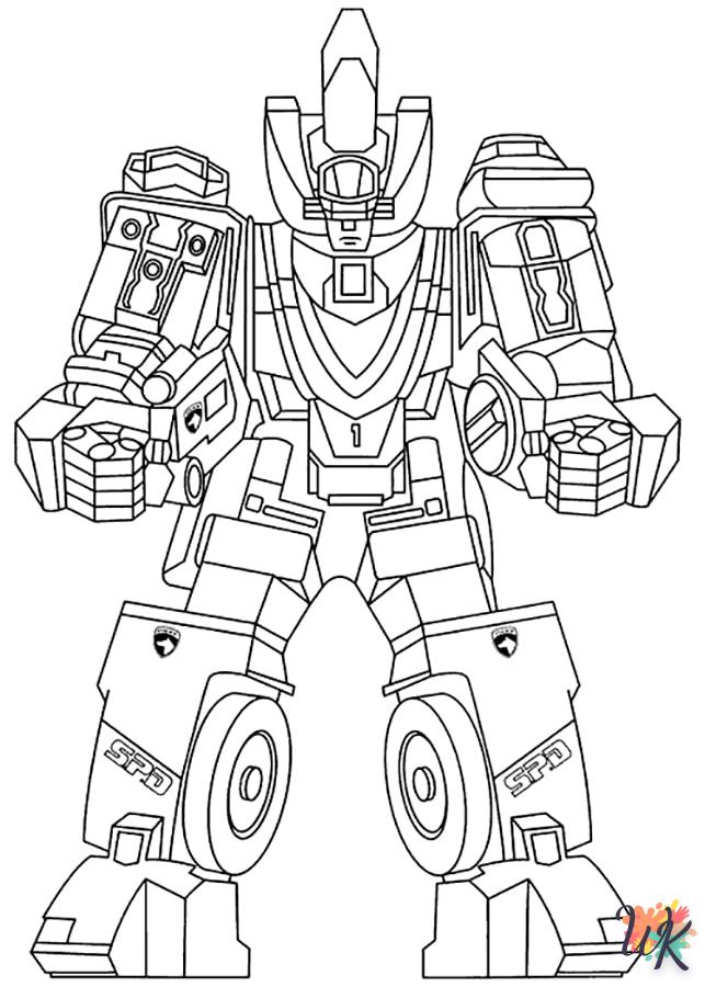 Robot coloring online free
