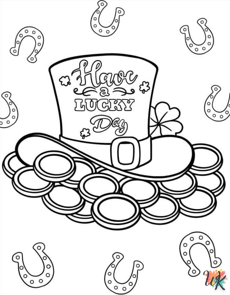 coloriage Saint Patrick  a colorier en ligne