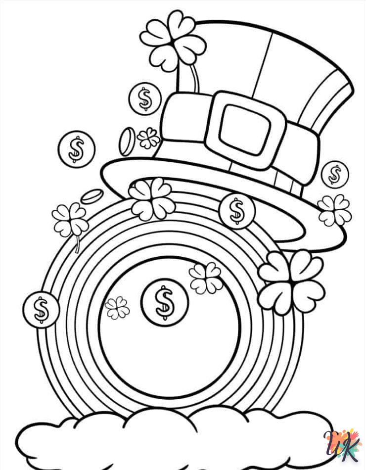 coloriage Saint Patrick  à colorier en ligne gratuit 1