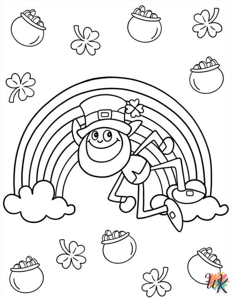 coloriage Saint Patrick  gratuit pour enfants