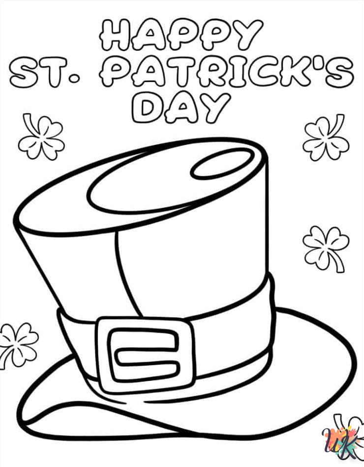 coloriage Saint Patrick  a telecharger