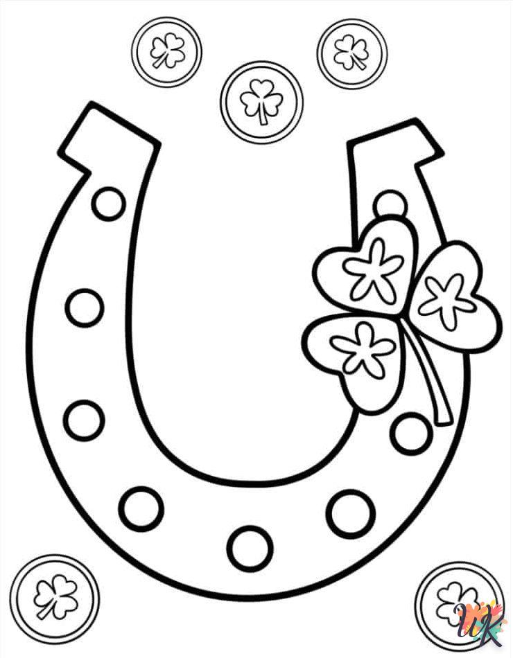 coloriage Saint Patrick  gratuit à imprimer