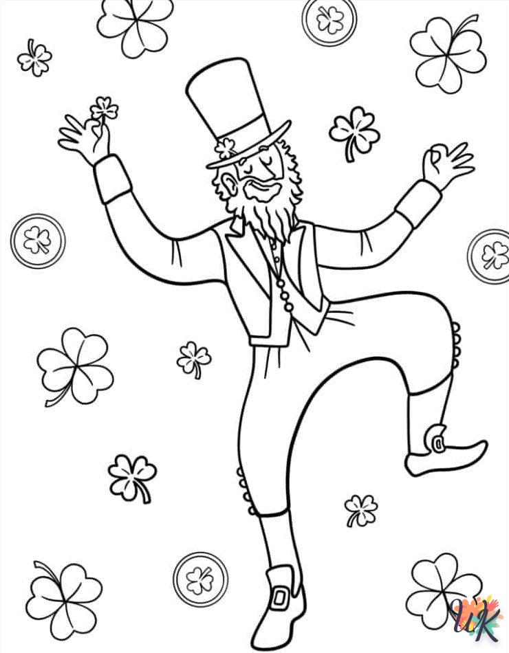 coloriage Saint Patrick  à colorier en ligne gratuit