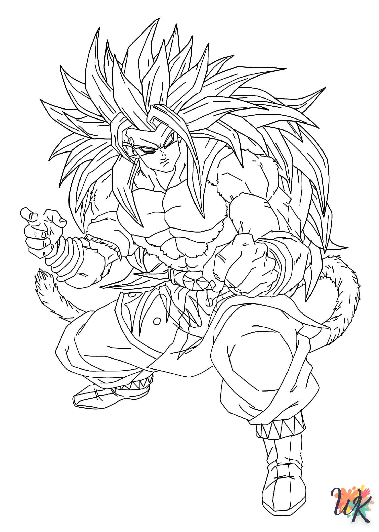 coloriage Sangoku  en ligne