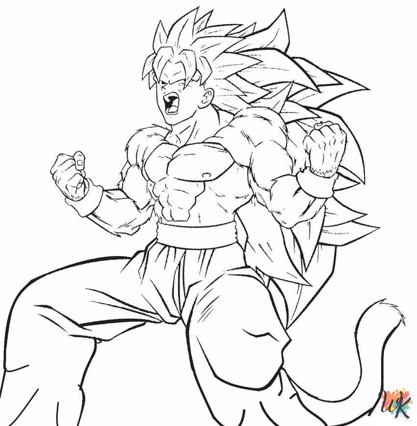 imprimer coloriage Sangoku 2