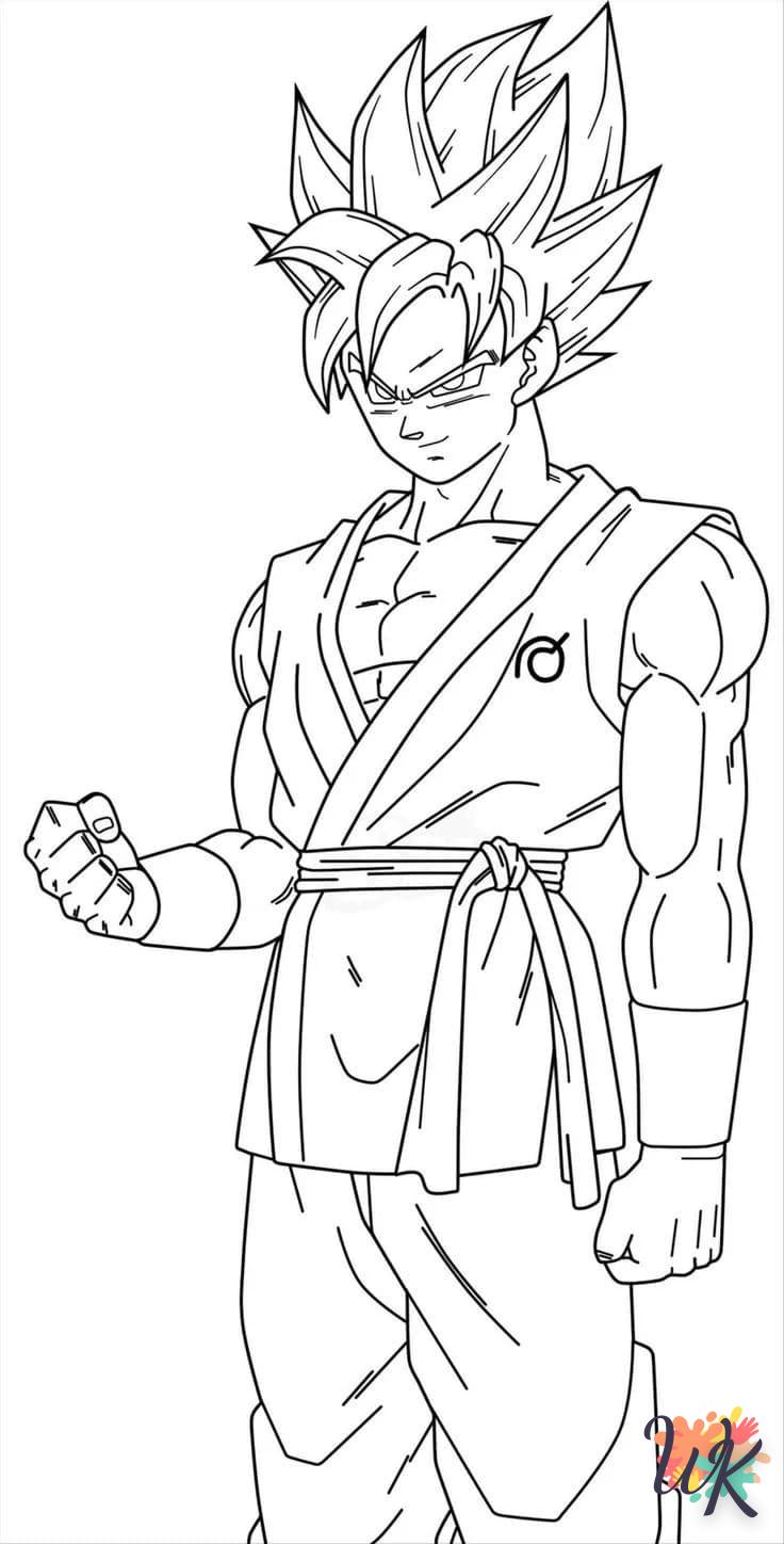 télécharger coloriage Sangoku  gratuit