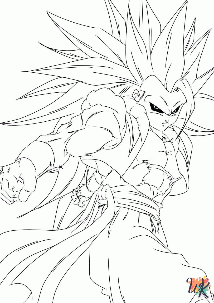 coloriage Sangoku  a imprimer 1