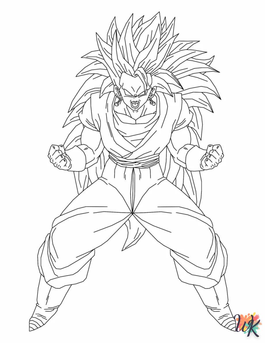 coloriage Sangoku  en ligne 1