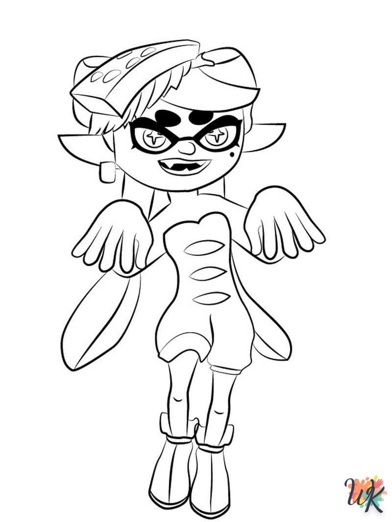 coloriage Splatoon  à imprimer gratuitement pdf