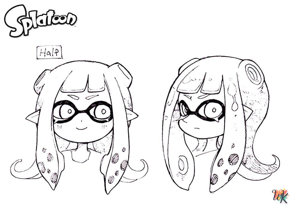 coloriage Splatoon  en ligne 8 ans 2