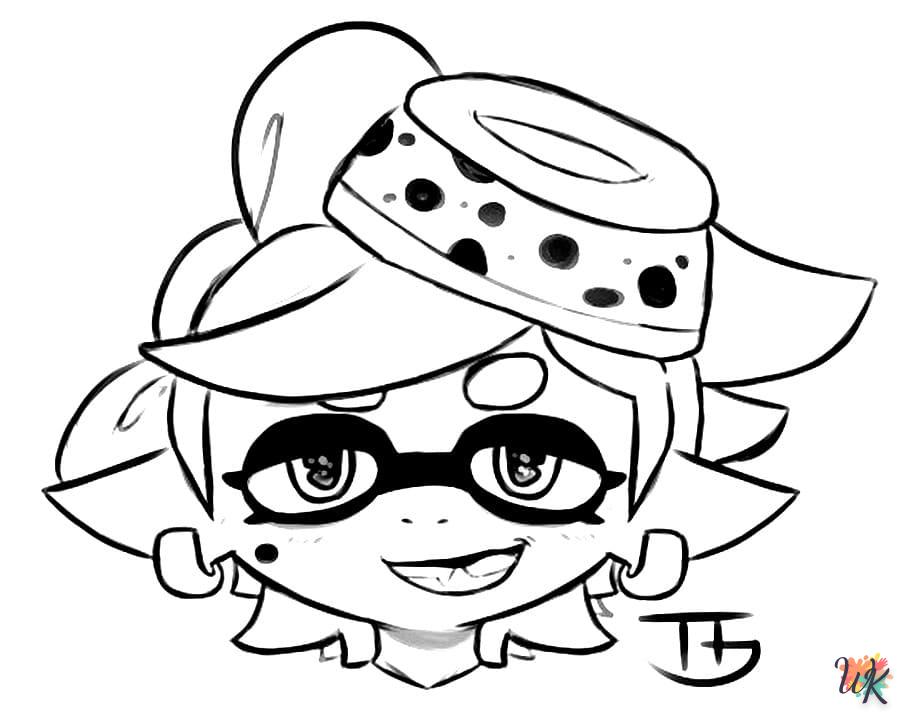 coloriage Splatoon  pour lutter contre le stress