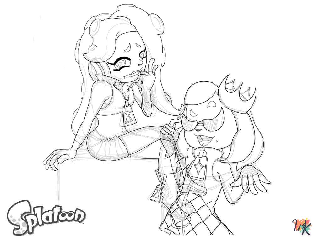 coloriage Splatoon  enfant a imprimer 1