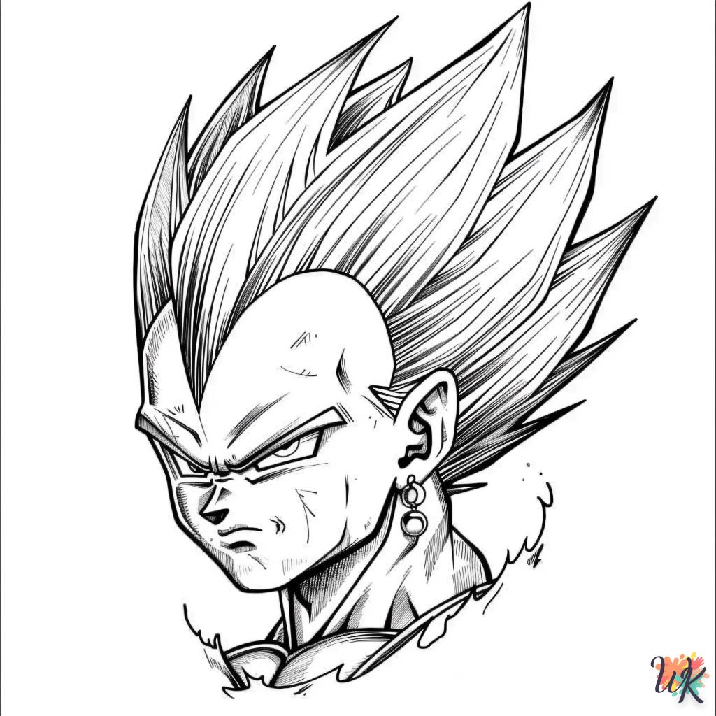 imprimer coloriage Vegeta