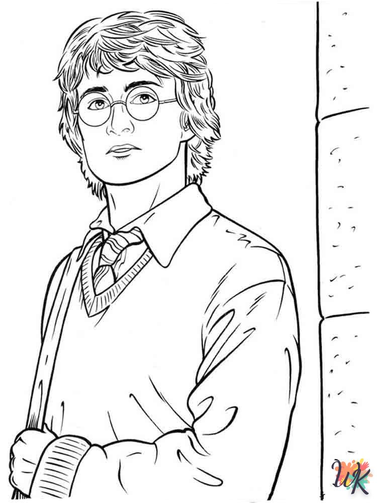 coloriage Harry Potter  à colorier en ligne gratuit