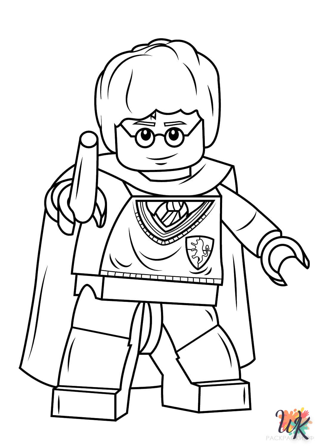 coloriage Harry Potter  à imprimer pour enfant de 4 ans