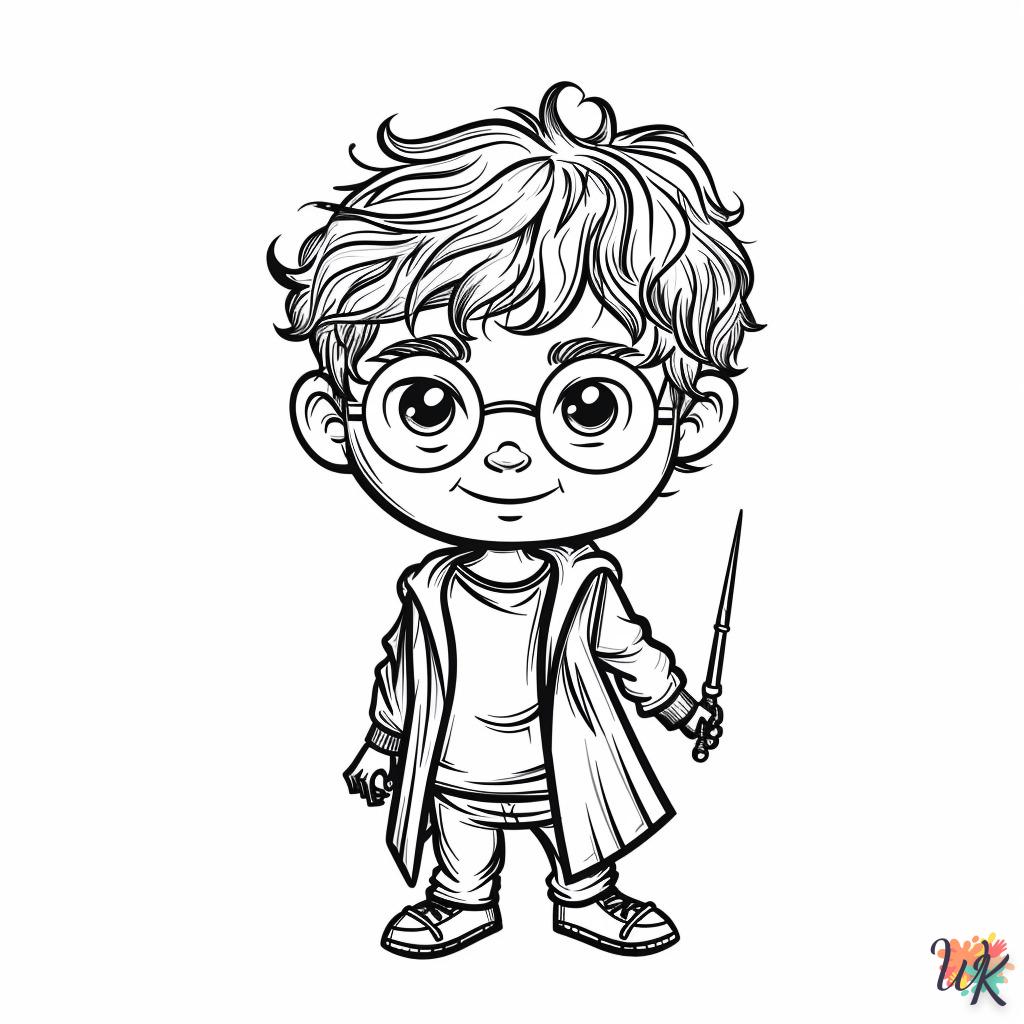 coloriage Harry Potter  a imprimer gratuitement