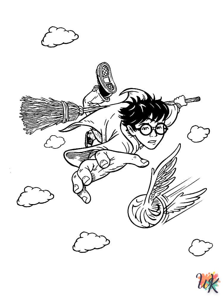 coloriage Harry Potter  à imprimer gratuit