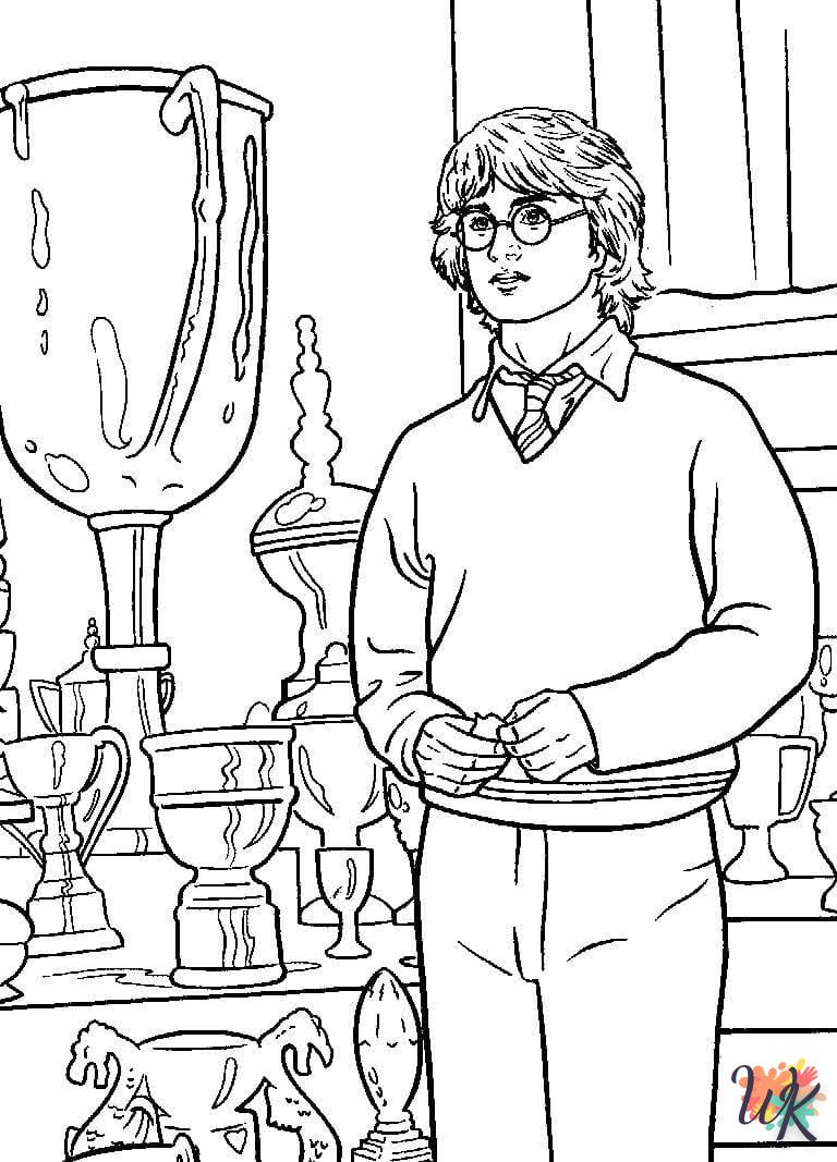coloriage Harry Potter  licorne en ligne gratuit à imprimer