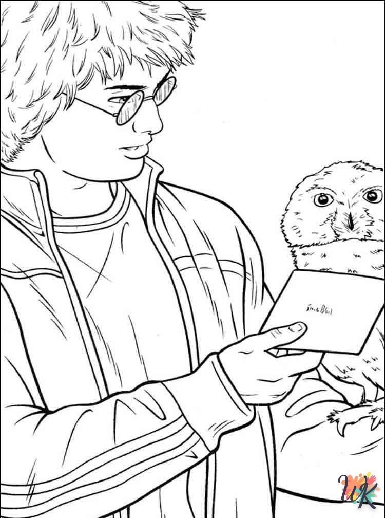 coloriage Harry Potter  à imprimer pour enfants