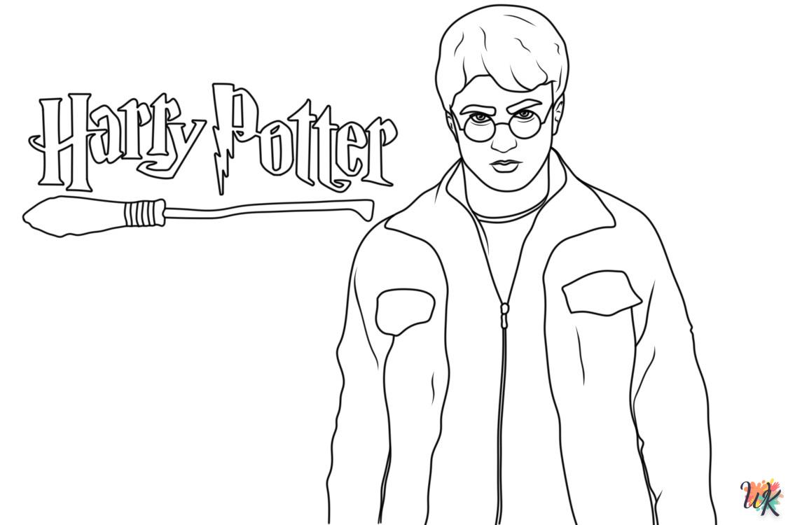 coloriage Harry Potter  pour enfant gratuit