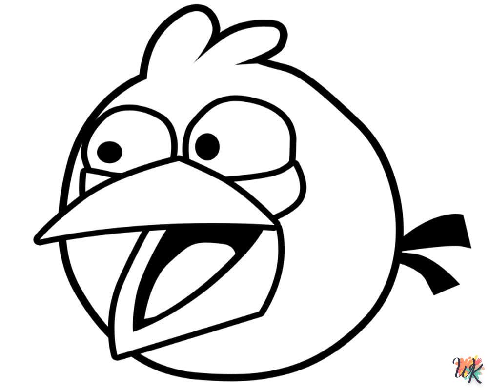 coloriage Angry Birds  à colorier en ligne