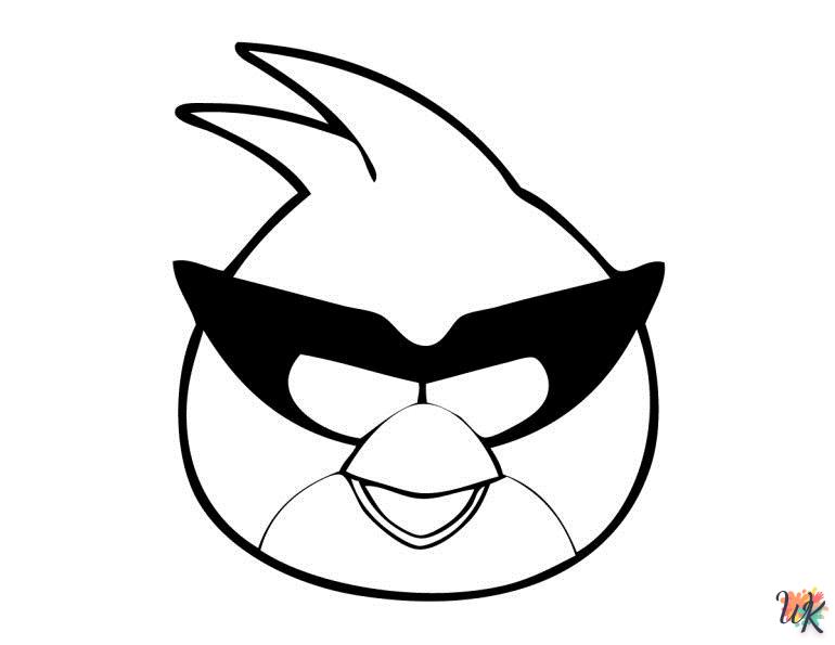 coloriage Angry Birds  en ligne gratuit pour 12 ans