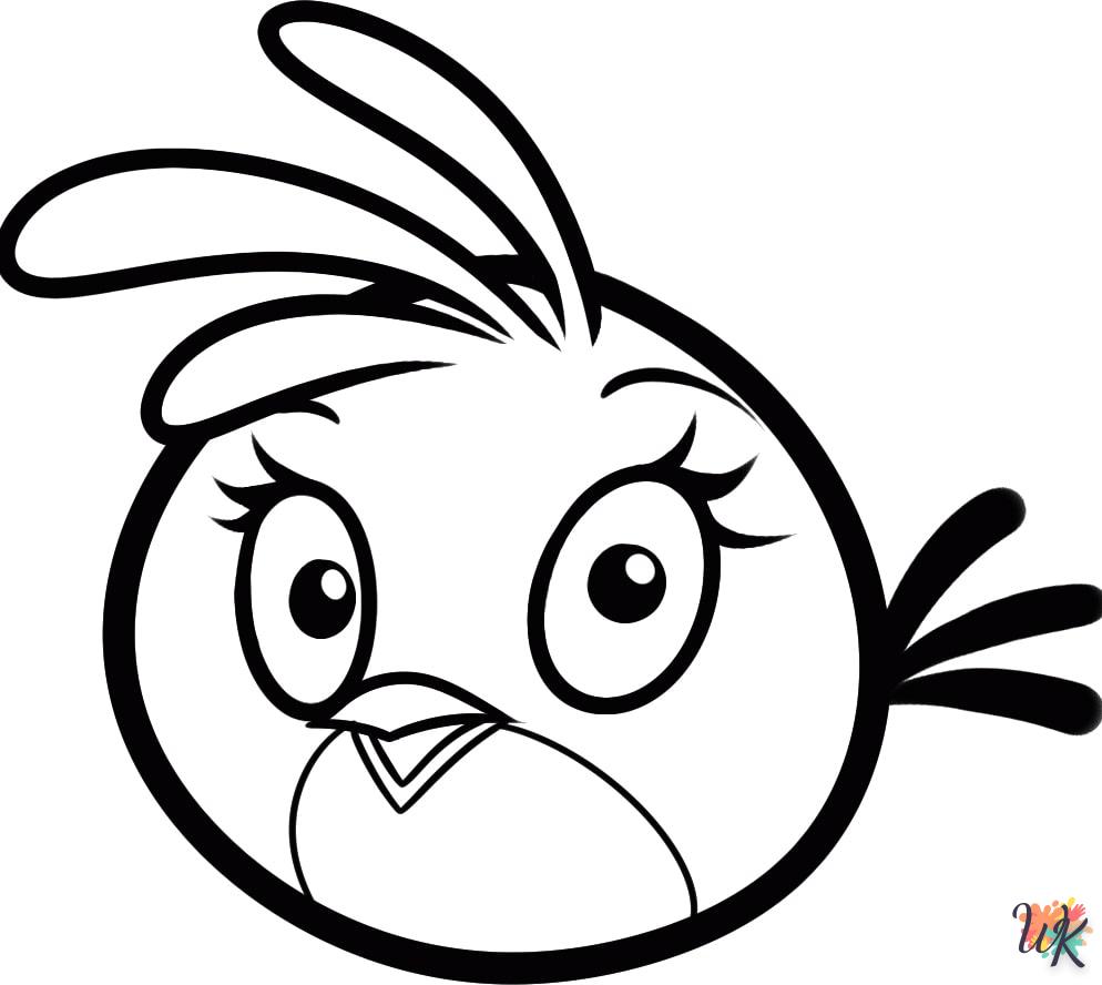 coloriage Angry Birds  à imprimer gratuit 2