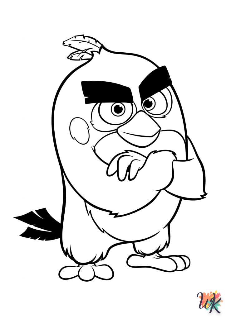 coloriage Angry Birds  animaux enfant a imprimer 2