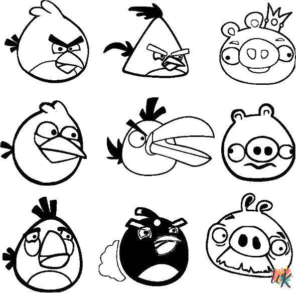 coloriage Angry Birds  a imprimer 1