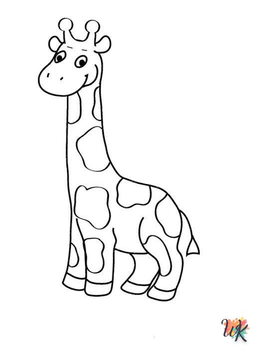 coloriage Girafe  à colorier en ligne