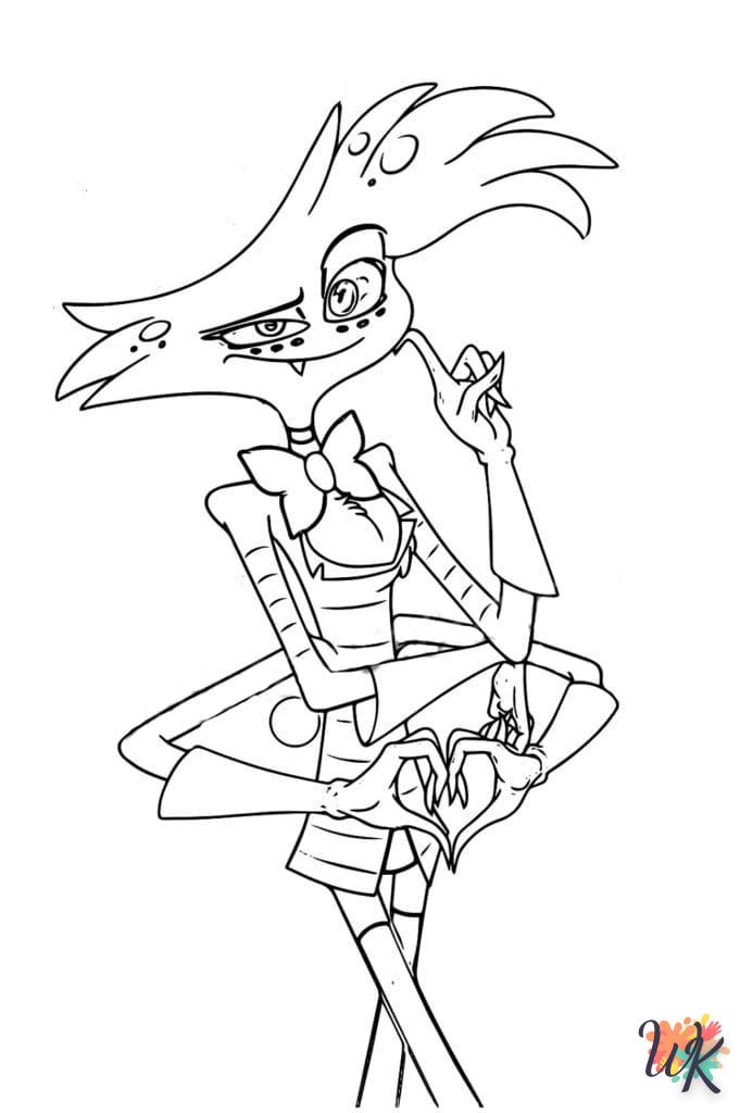 coloriage Hazbin Hotel  pour enfant