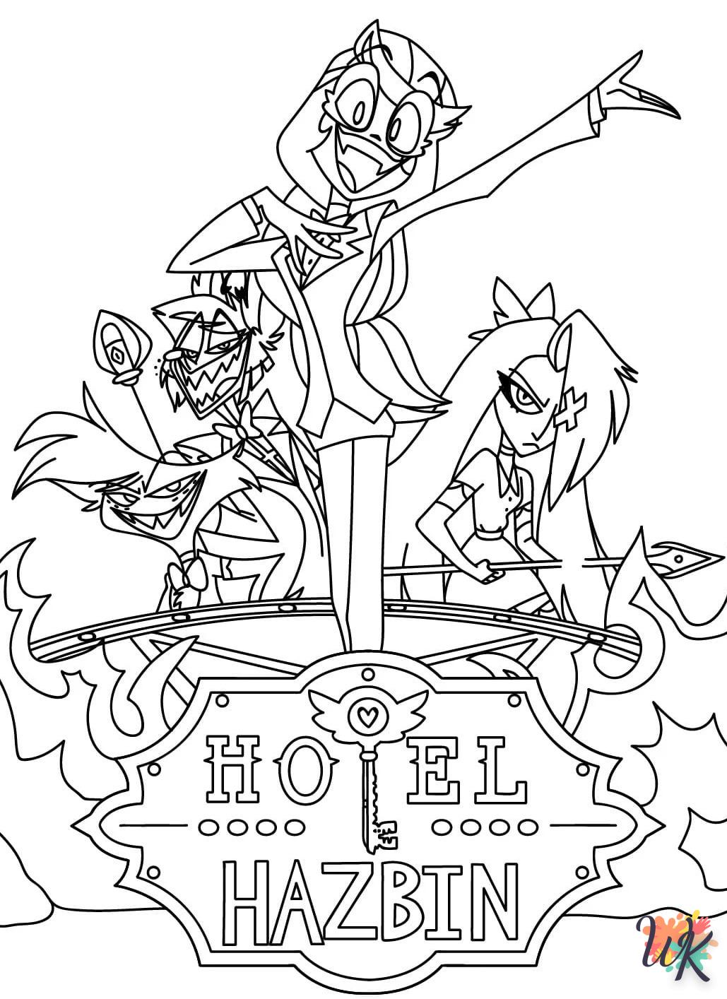 coloriage Hazbin Hotel  bebe à imprimer gratuit