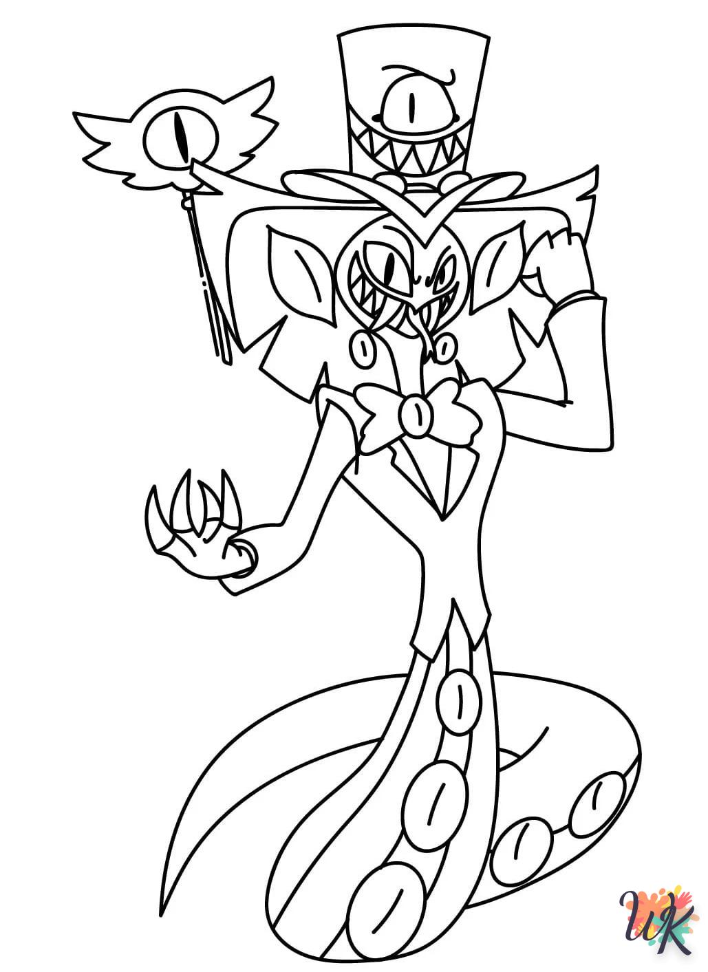 imprimer coloriage Hazbin Hotel  pour enfant