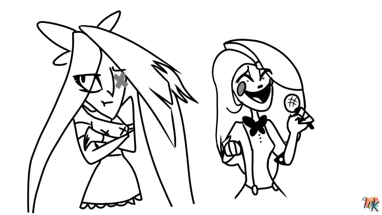 coloriage Hazbin Hotel  a dessiner en ligne